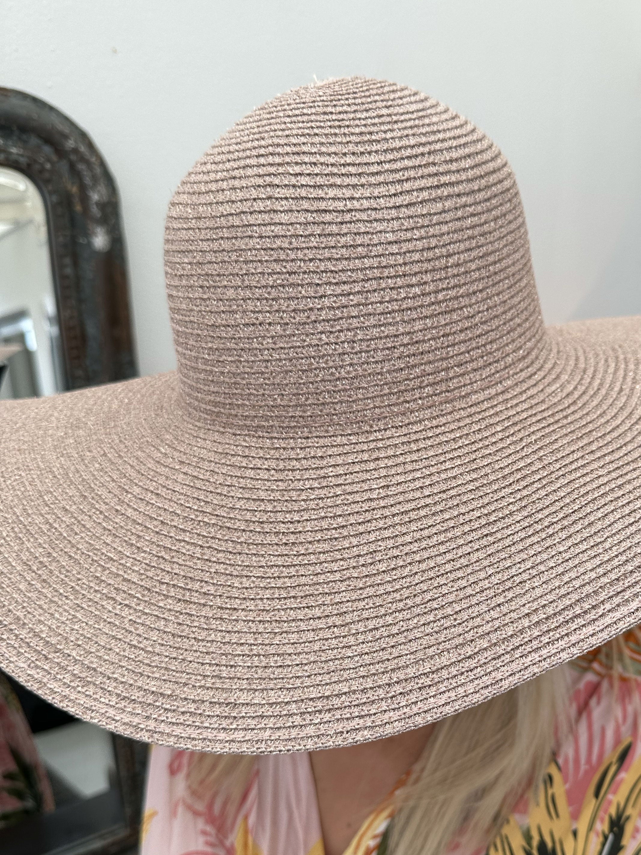 Petri - Stor sommerhat i plain farver